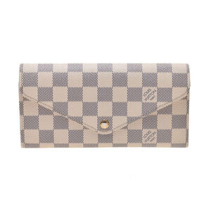 Louis Vuitton Azur White Portefeuille Wallet Josephine Long